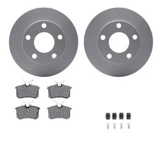 R1 Concepts WDUH1-73085 Carbon Series Brake Rotors W/ 5000 Oep Brake Pads & Hdw
